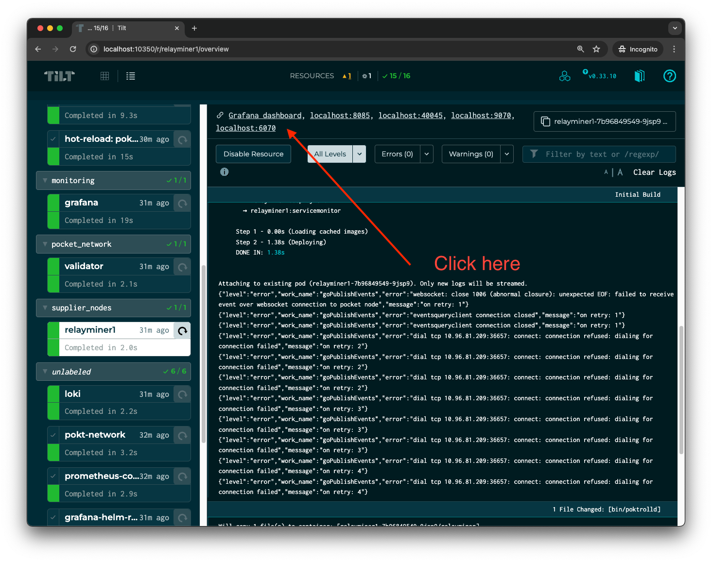 Tilt RelayMiner